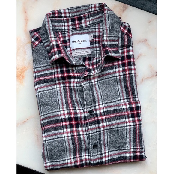 GOODFELLOW_PLAID SHIRT - Picture 7 of 8